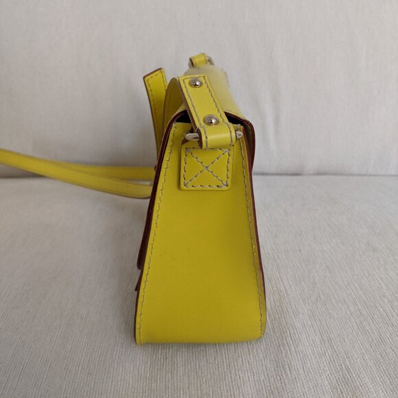 Kate Spade Chartreuse Yellow Crossbody Bag with Duster Bag - Picture 5 of 10